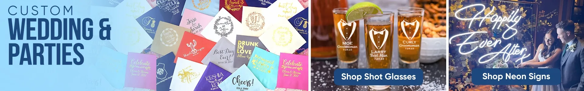 CustomStickersNow.Com Wedding & Parties