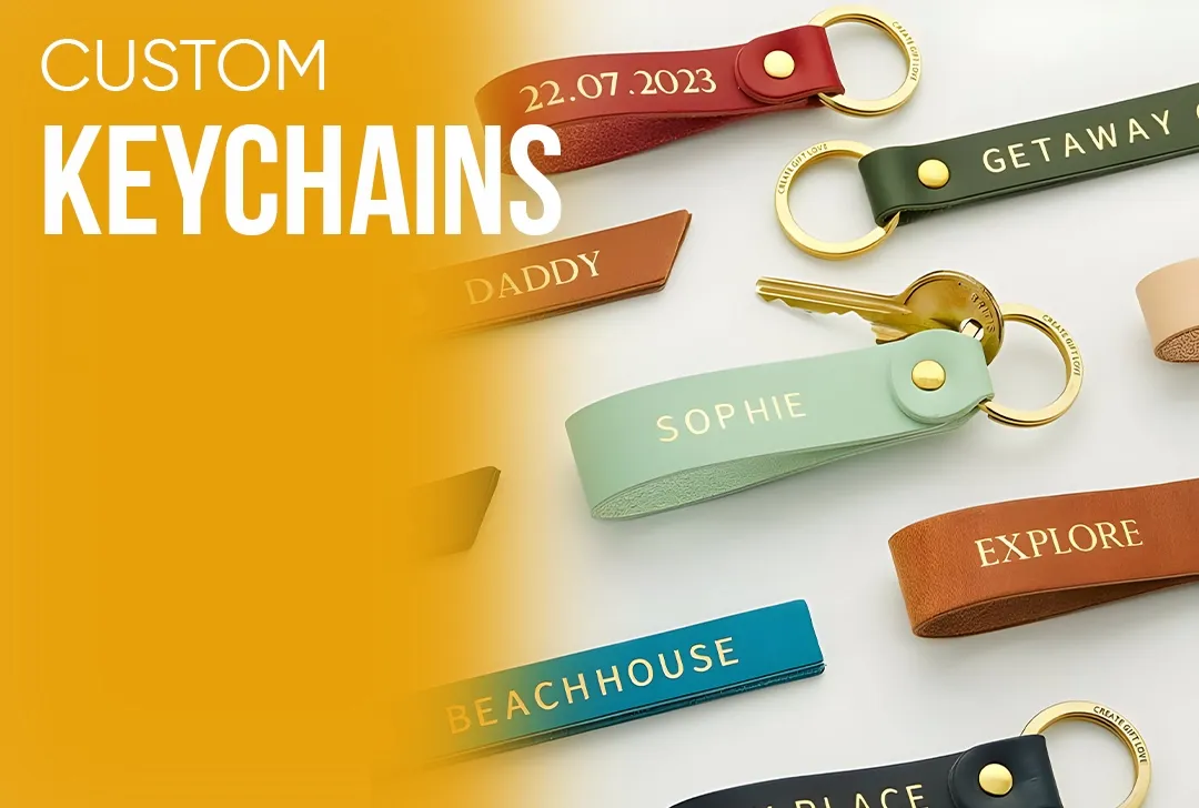 CustomStickersNow.Com Keychains