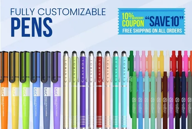CustomStickersNow.Com Pens
