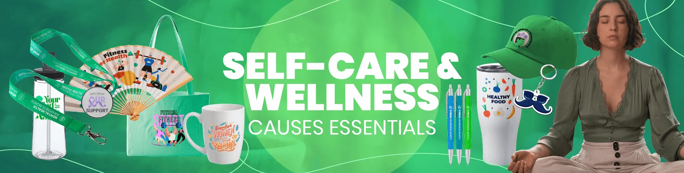 CustomStickersNow.Com Self-Care and Wellness Causes