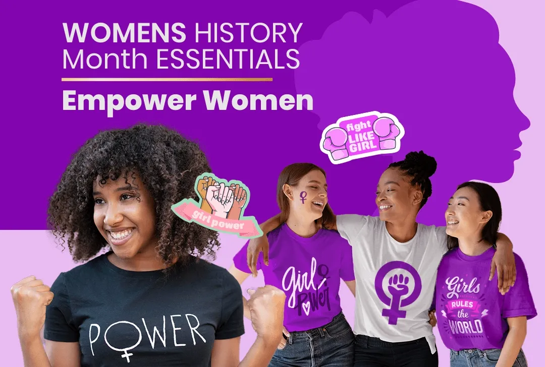 CustomStickersNow.Com Women's History Month