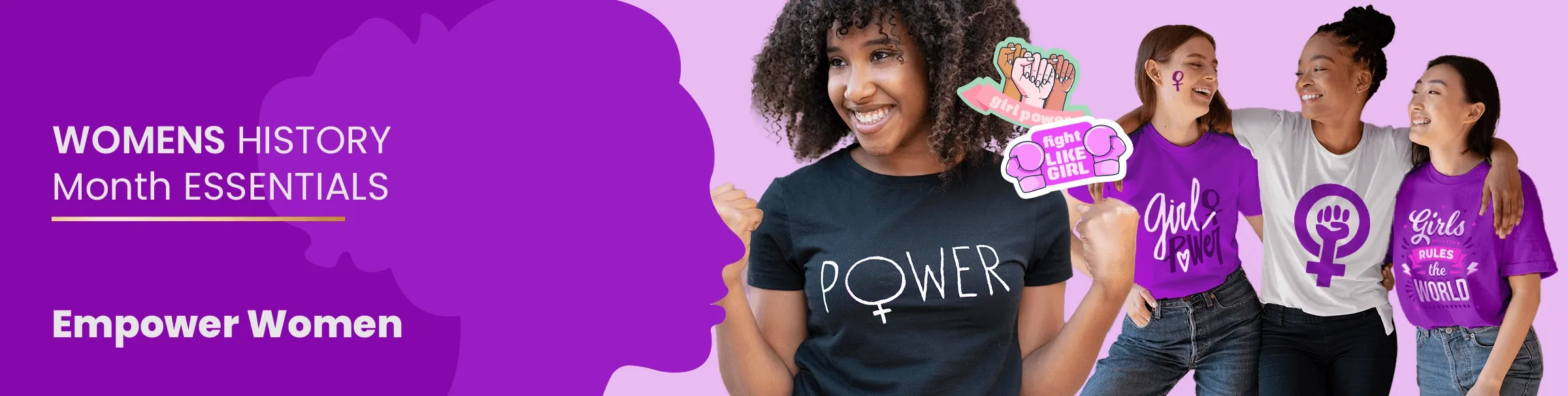 CustomStickersNow.Com Women's History Month