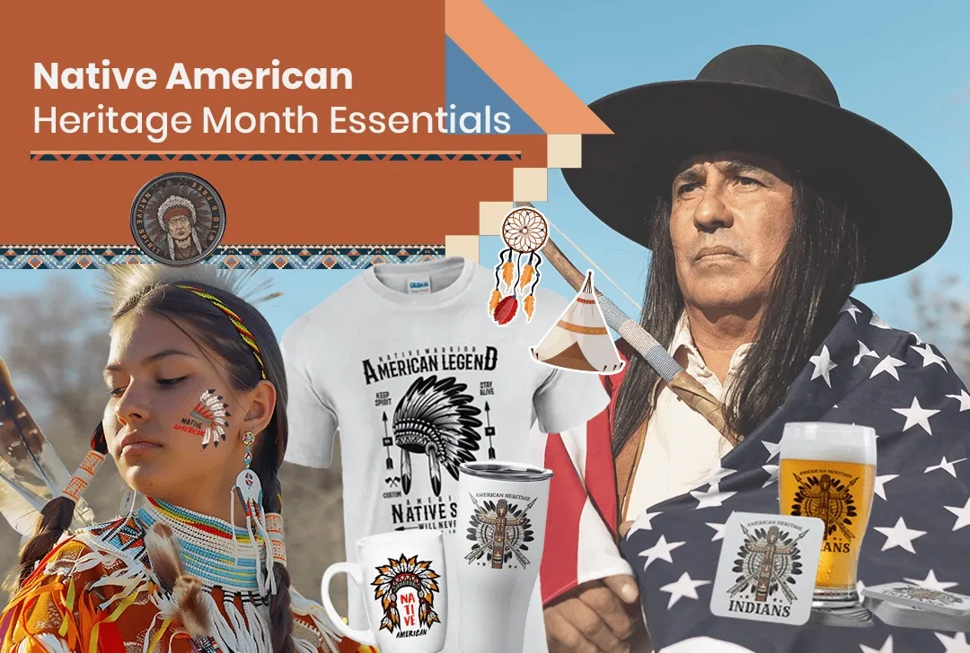 CustomStickersNow.Com Native American Heritage Month Essentials