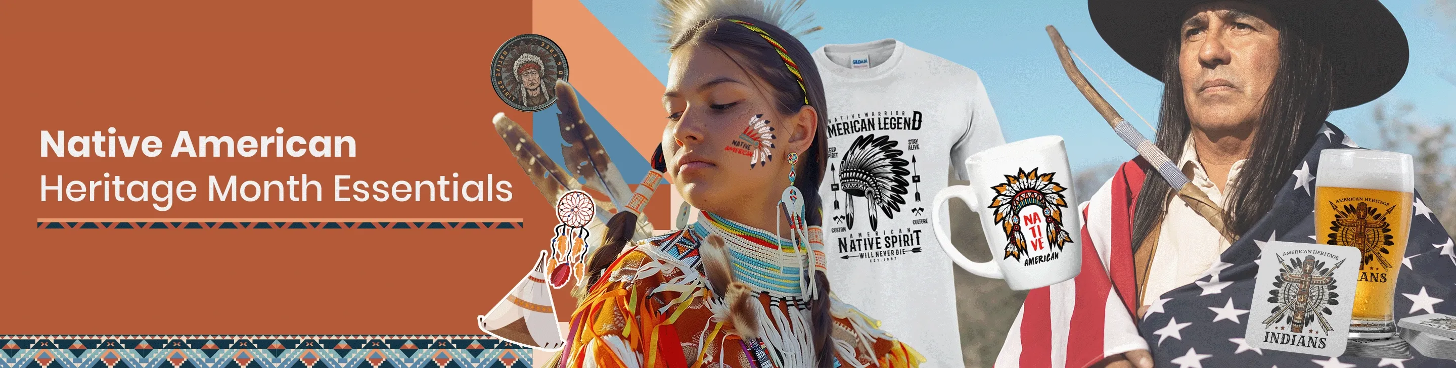 CustomStickersNow.Com Native American Heritage Month Essentials