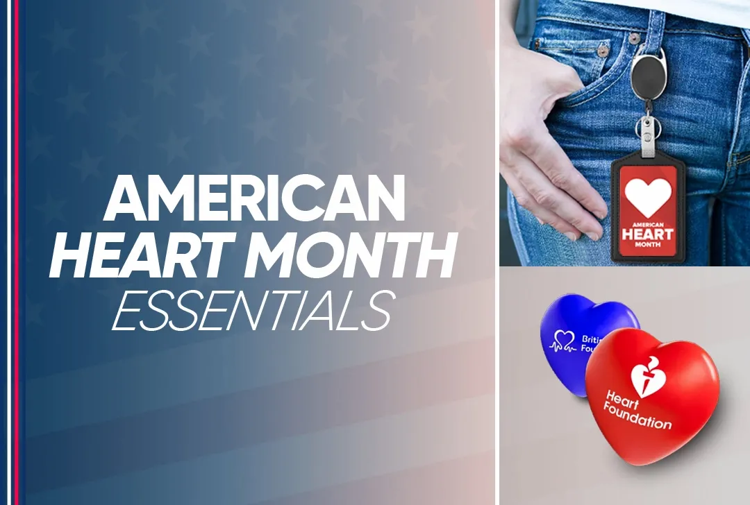 CustomStickersNow.Com American Heart Month