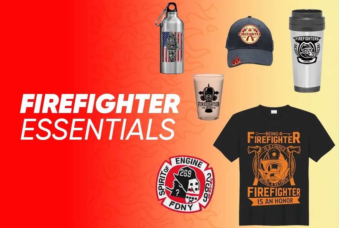 CustomStickersNow.Com Firefighter