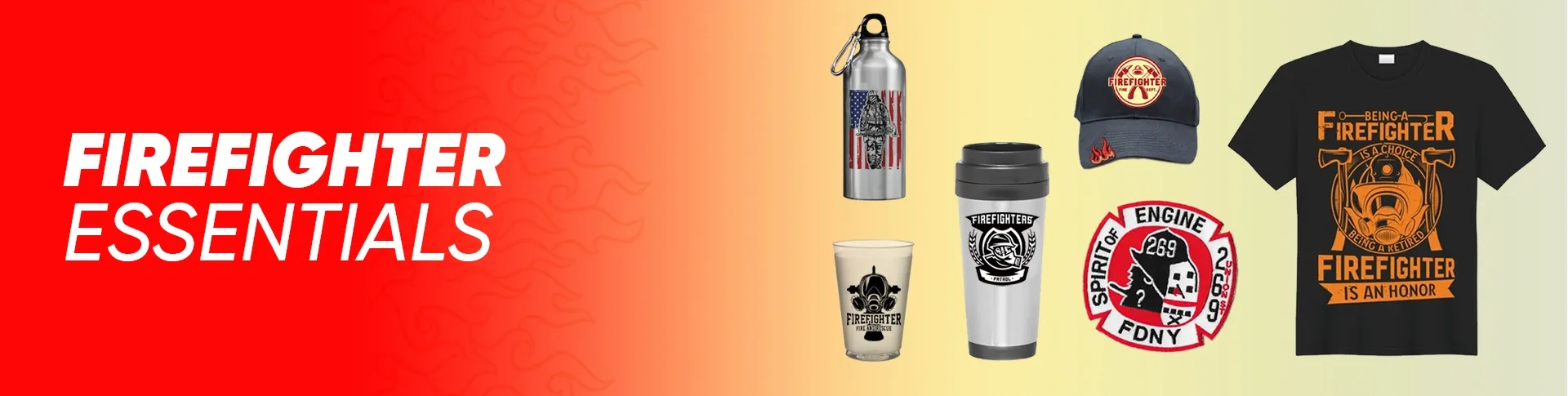 CustomStickersNow.Com Firefighter