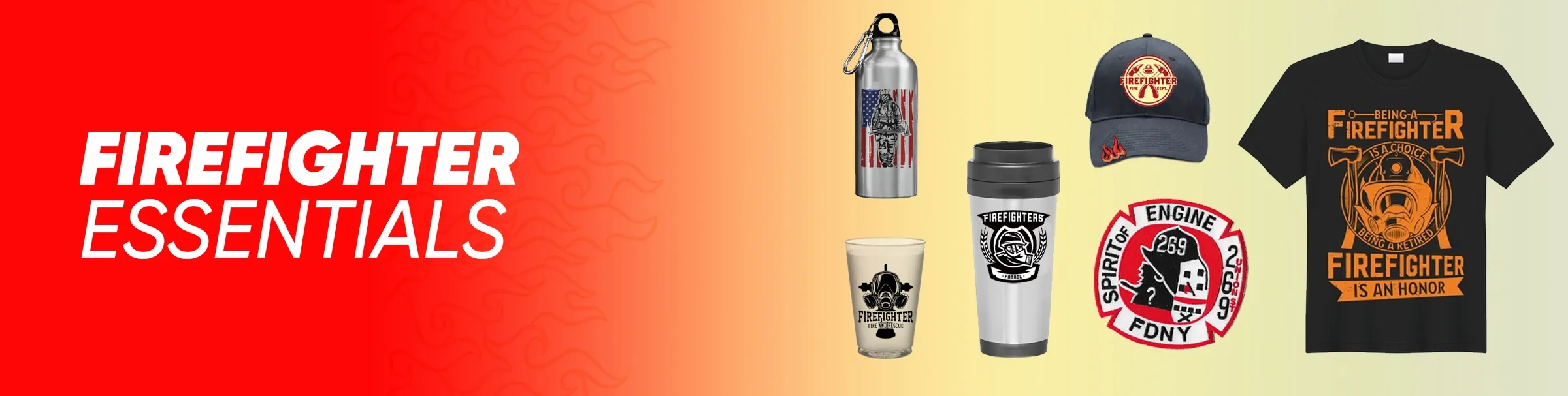 CustomStickersNow.Com Firefighter