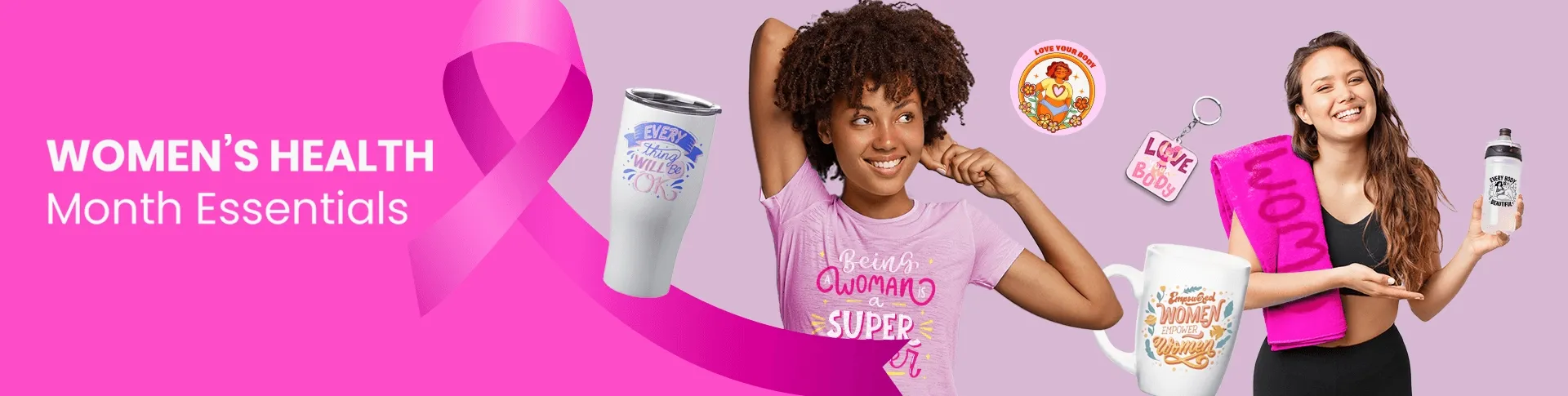 CustomStickersNow.Com Women's Health Month