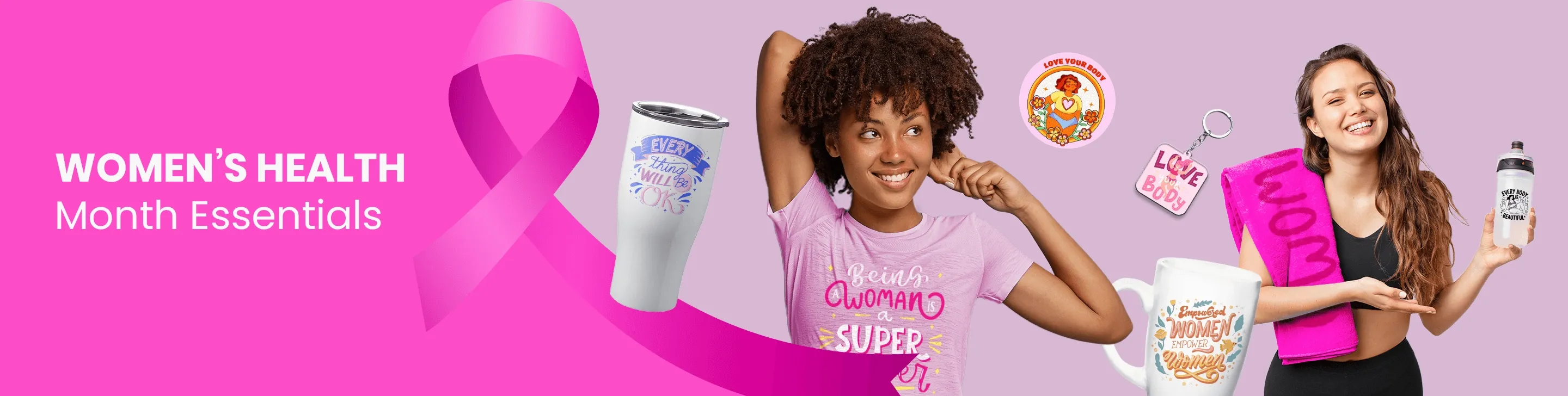 CustomStickersNow.Com Women's Health Month