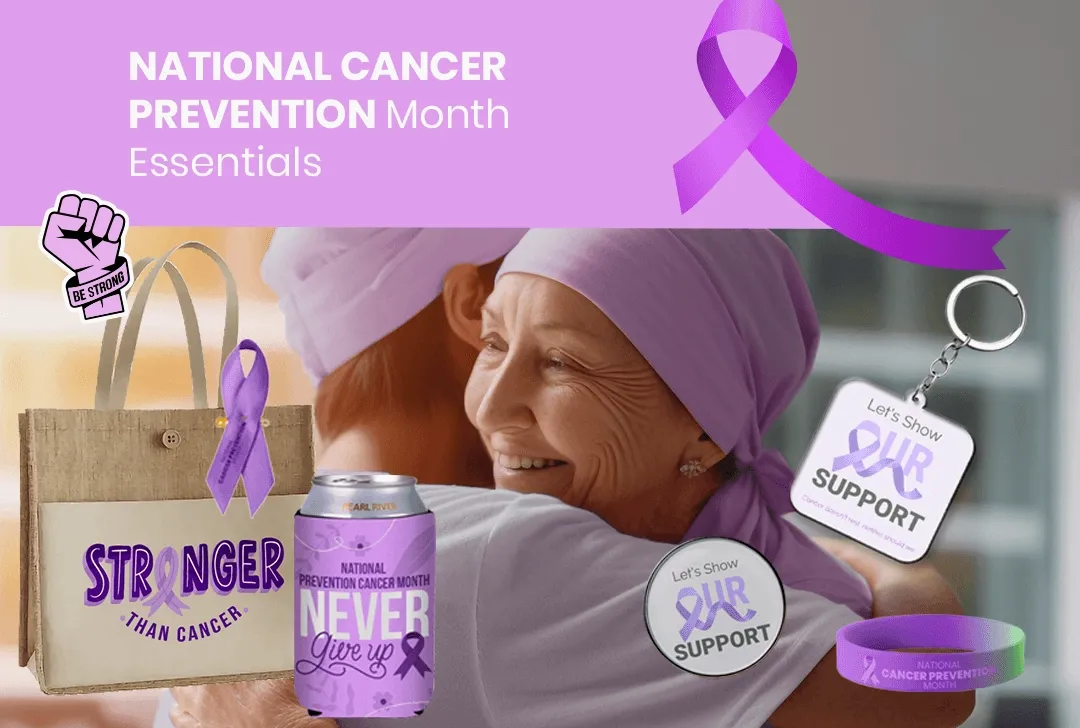CustomStickersNow.Com National Cancer Prevention Month