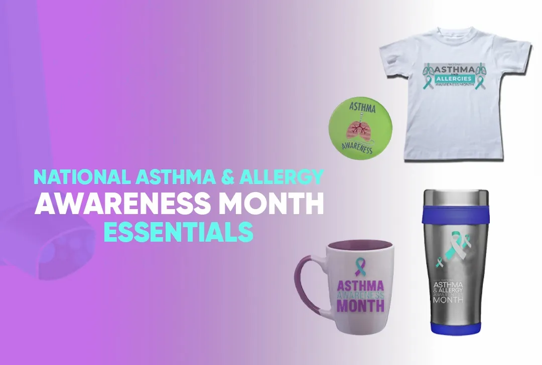 CustomStickersNow.Com National Asthma & Allergy Awareness Month