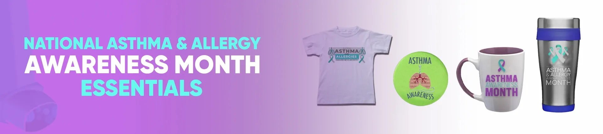 CustomStickersNow.Com National Asthma & Allergy Awareness Month