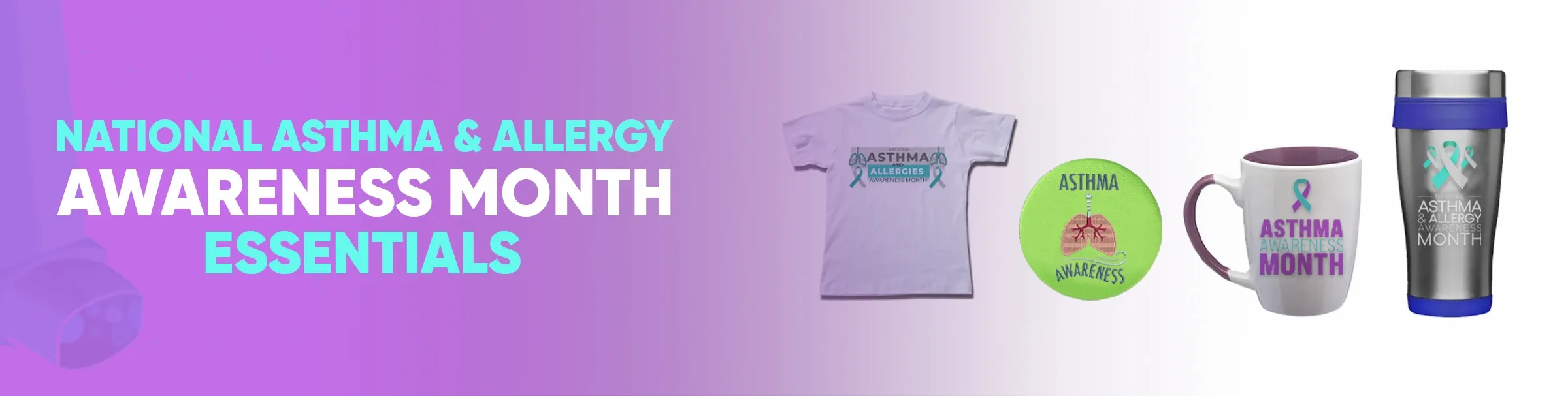 CustomStickersNow.Com National Asthma & Allergy Awareness Month