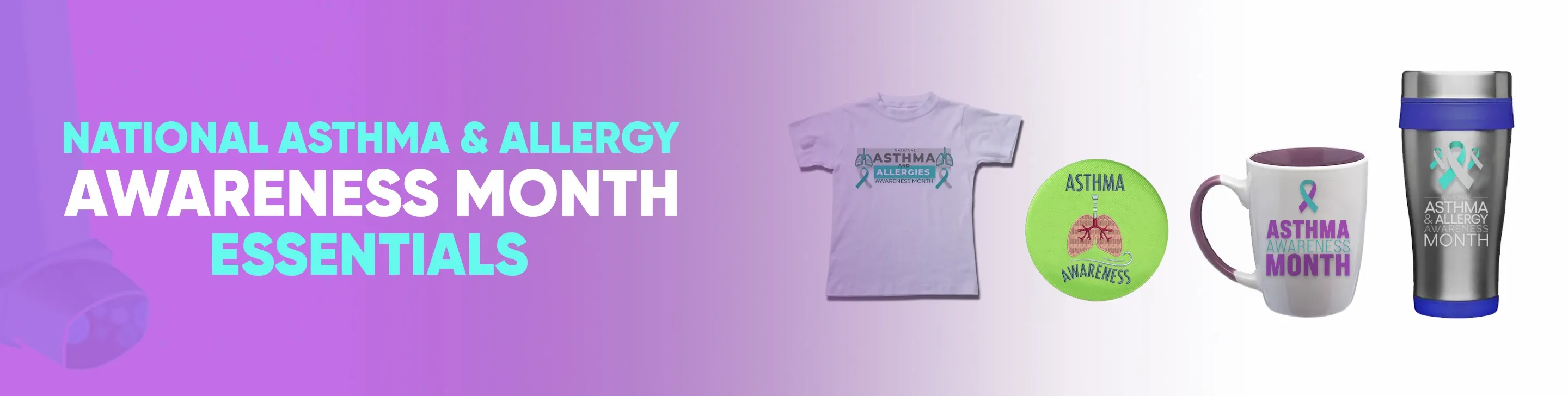 CustomStickersNow.Com National Asthma & Allergy Awareness Month