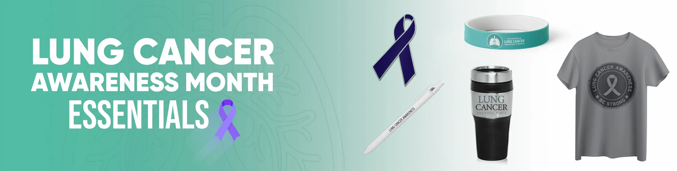 CustomStickersNow.Com Customize Your Lung Cancer Awareness Month