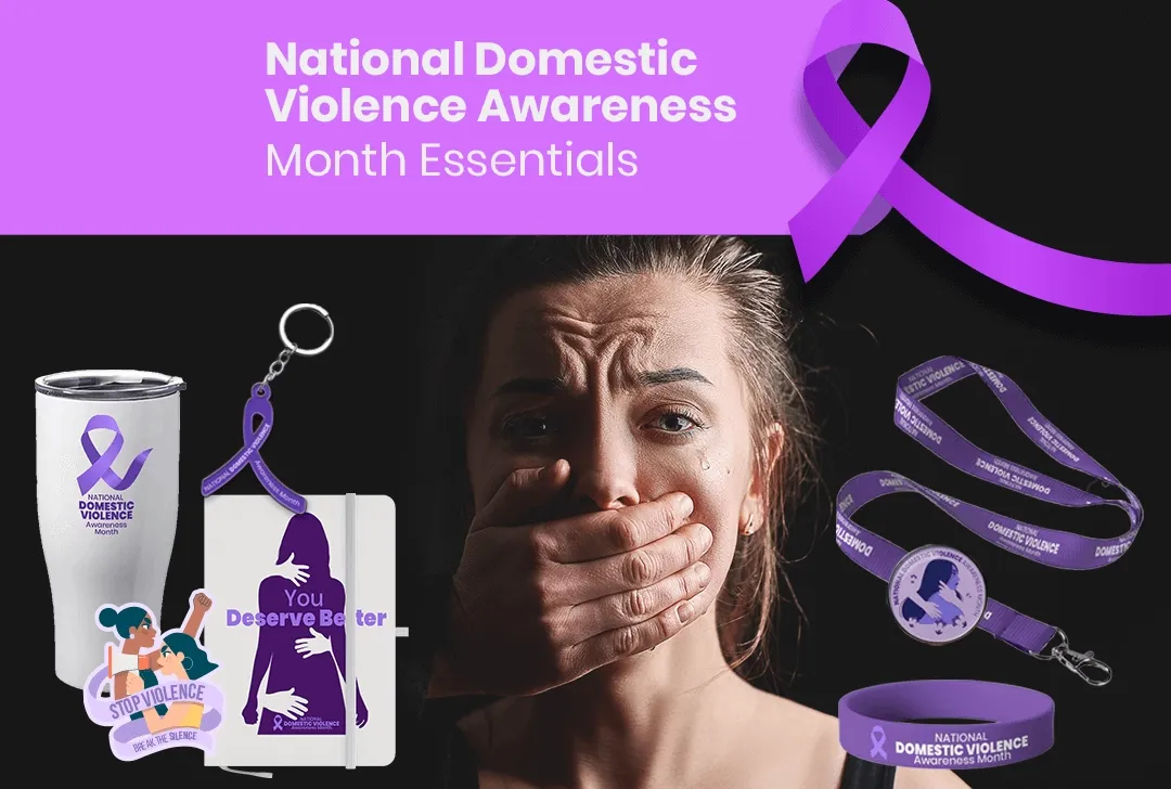 CustomStickersNow.Com National Domestic Violence Awareness Month