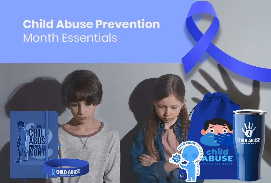 CustomStickersNow.Com Child Abuse Prevention Month