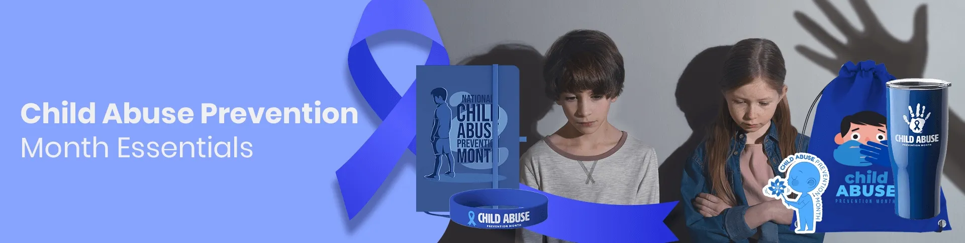 CustomStickersNow.Com Child Abuse Prevention Month