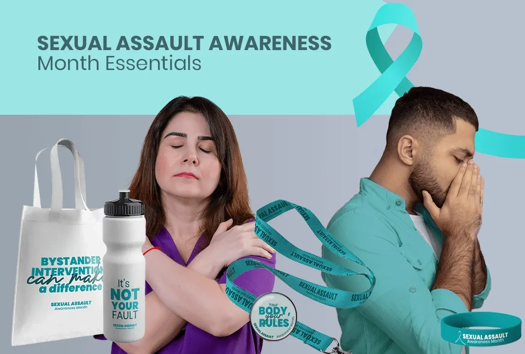 CustomStickersNow.Com Sexual Assault Awareness Month