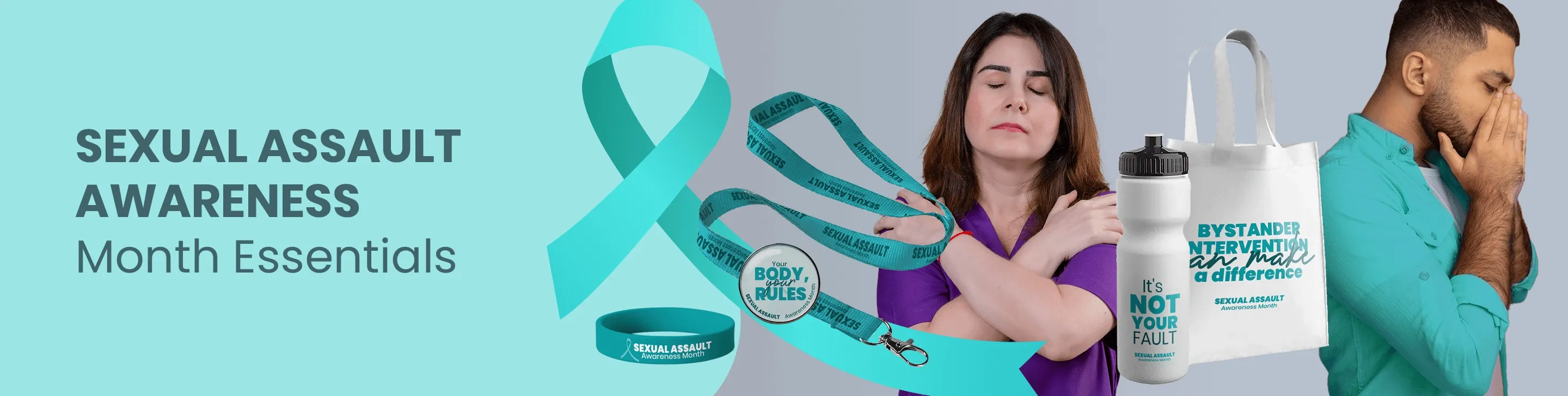 CustomStickersNow.Com Sexual Assault Awareness Month