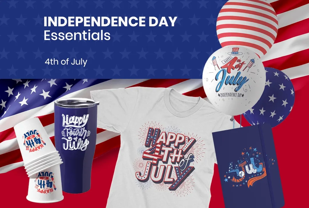 CustomStickersNow.Com Independence Day