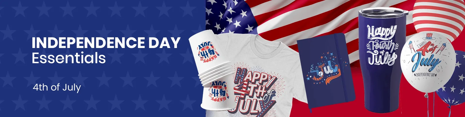 CustomStickersNow.Com Independence Day