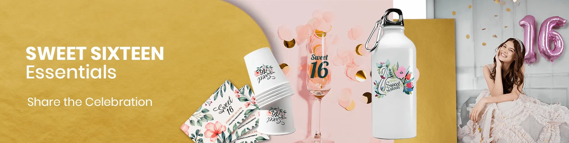 CustomStickersNow.Com Sweet Sixteen