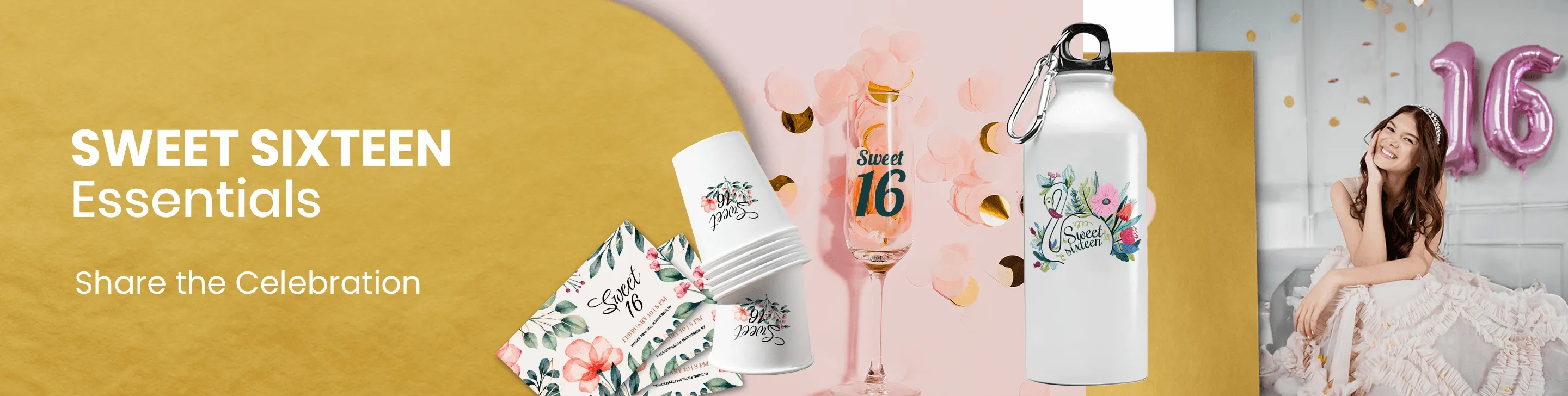 CustomStickersNow.Com Sweet Sixteen