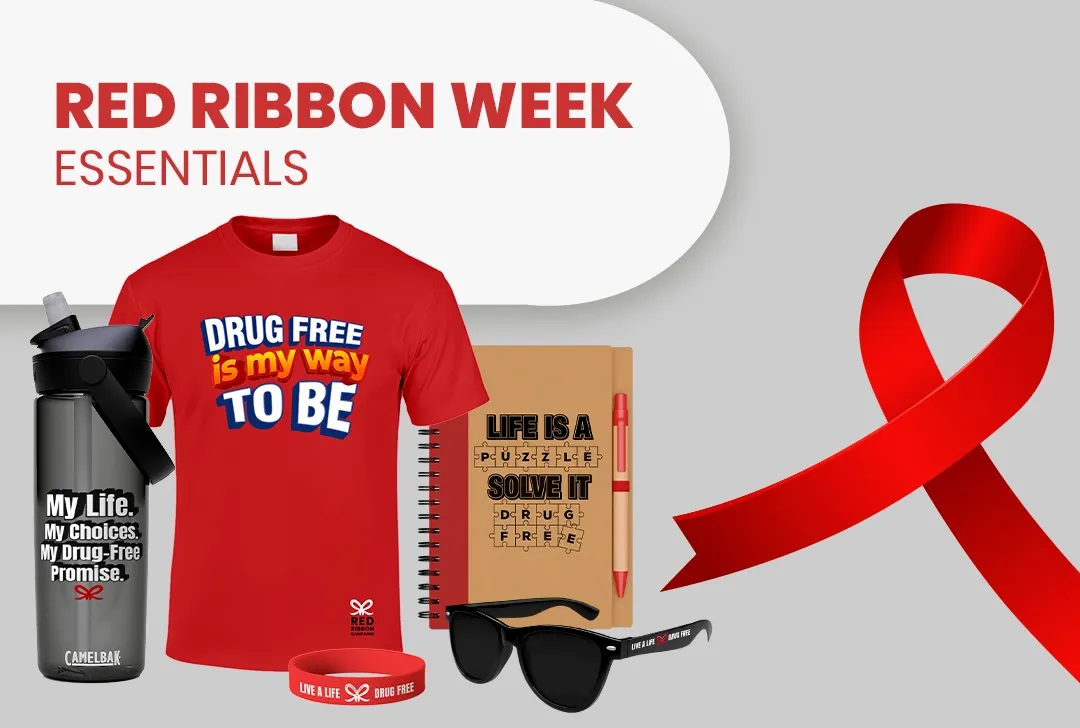 CustomStickersNow.Com Red Ribbon Week