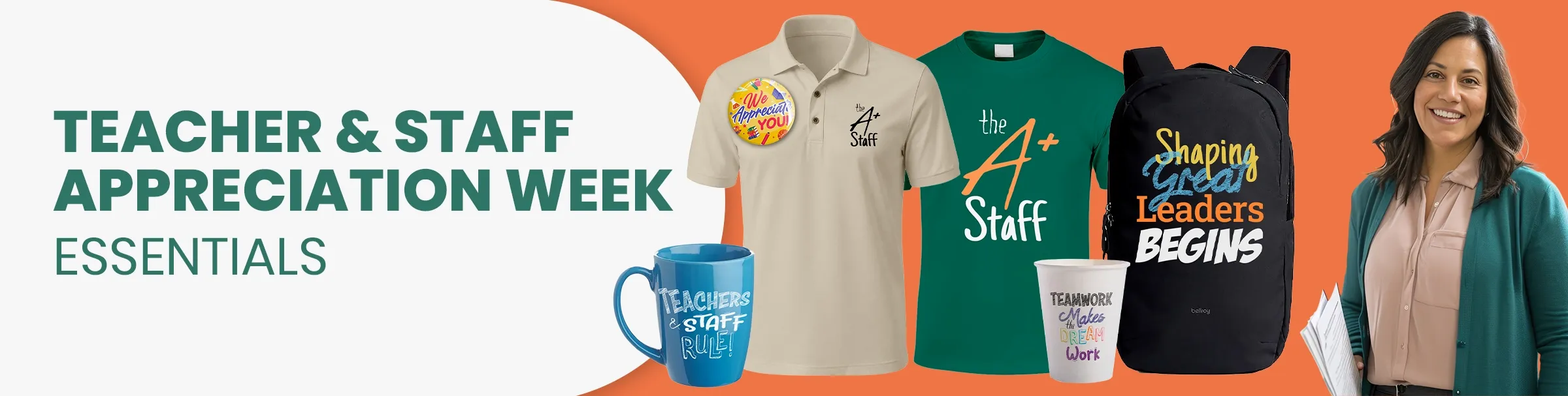 CustomStickersNow.Com Teacher & Staff Appreciation Week