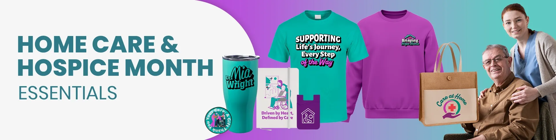 CustomStickersNow.Com Home Care & Hospice Month