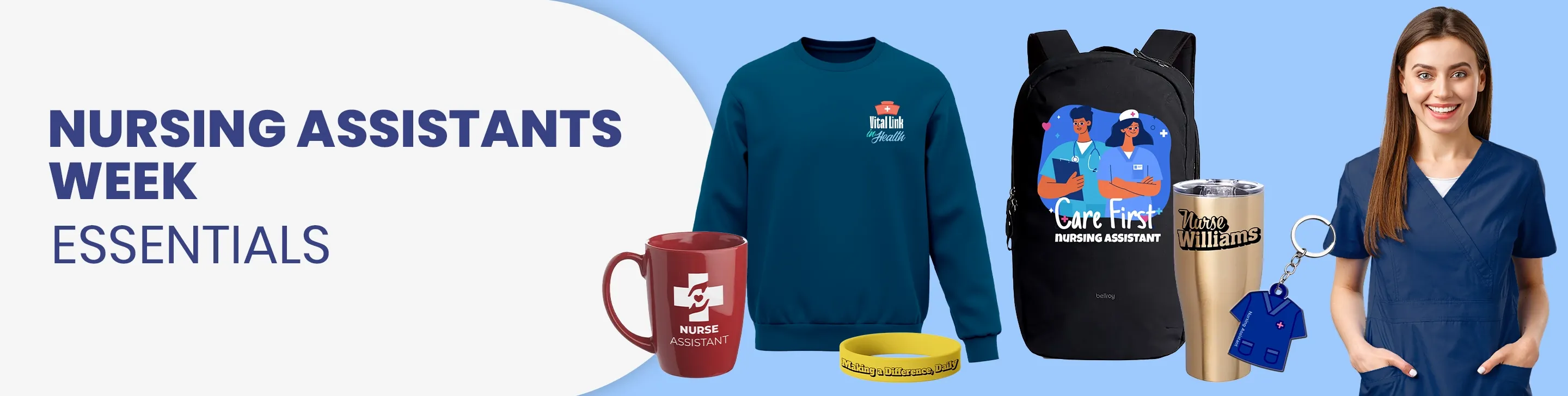 CustomStickersNow.Com Nursing Assistants Week