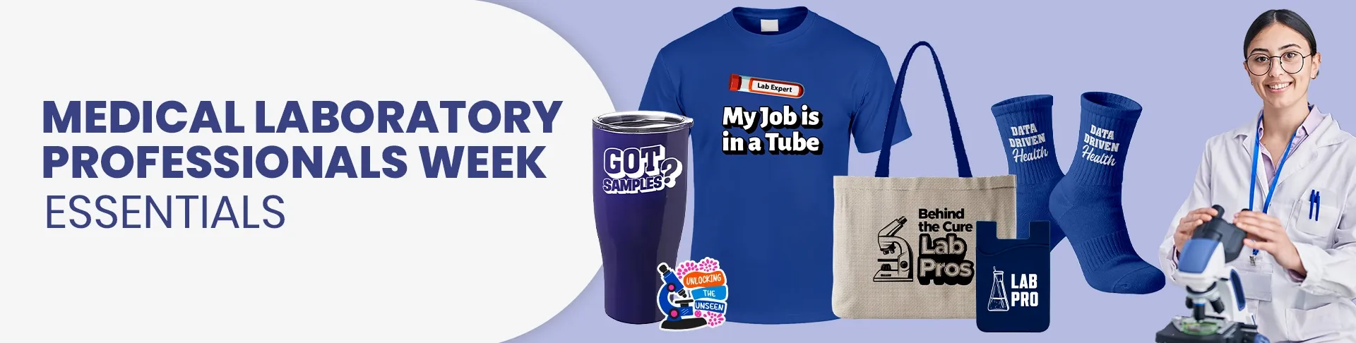 CustomStickersNow.Com Medical Laboratory Professionals Week