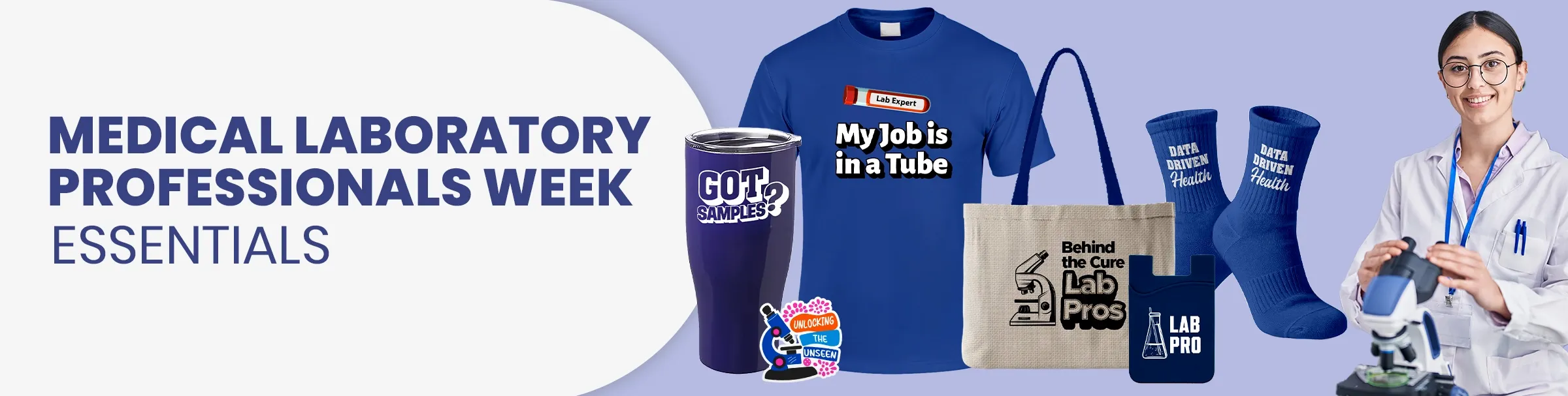 CustomStickersNow.Com Medical Laboratory Professionals Week