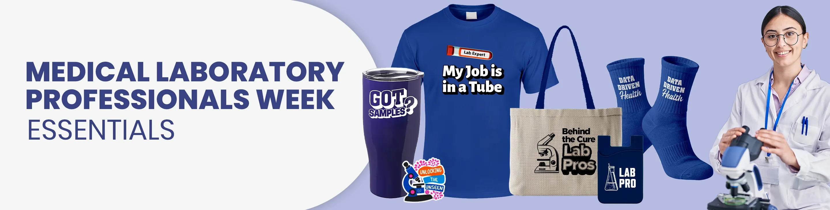 CustomStickersNow.Com Medical Laboratory Professionals Week