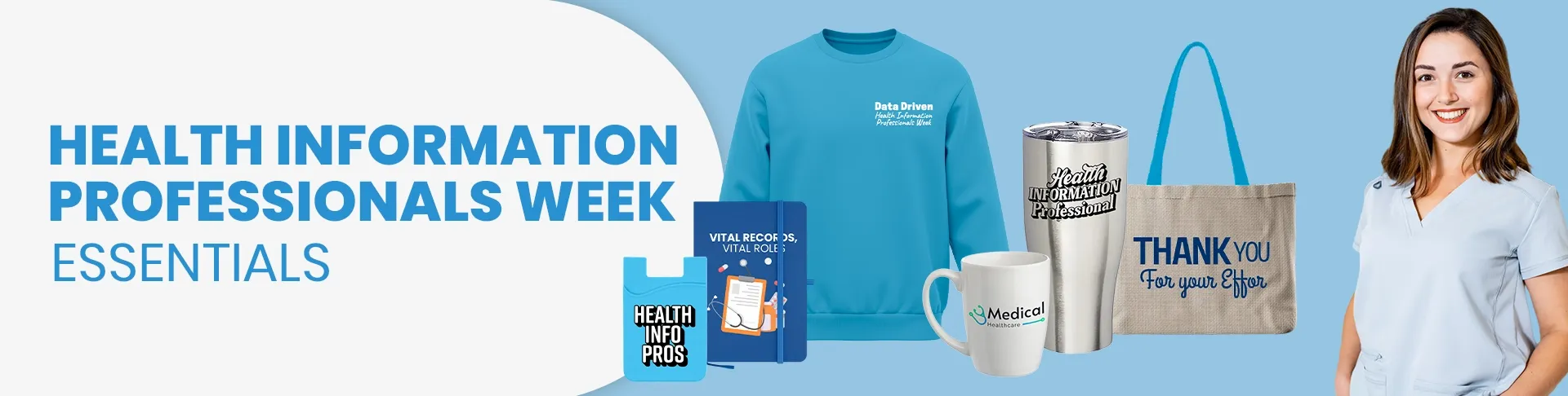 CustomStickersNow.Com Health Information Professionals Week