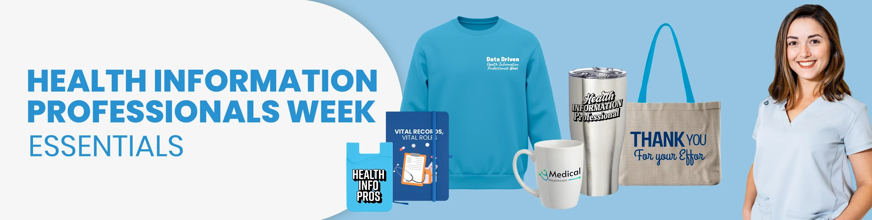 CustomStickersNow.Com Health Information Professionals Week