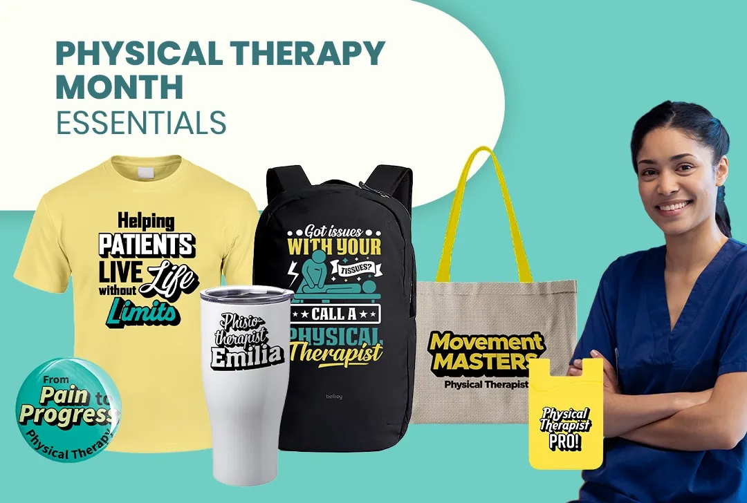 CustomStickersNow.Com Physical Therapy Month