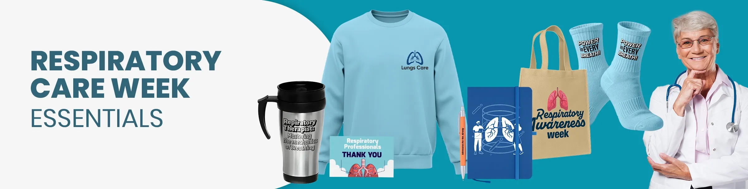 CustomStickersNow.Com Respiratory Care Week