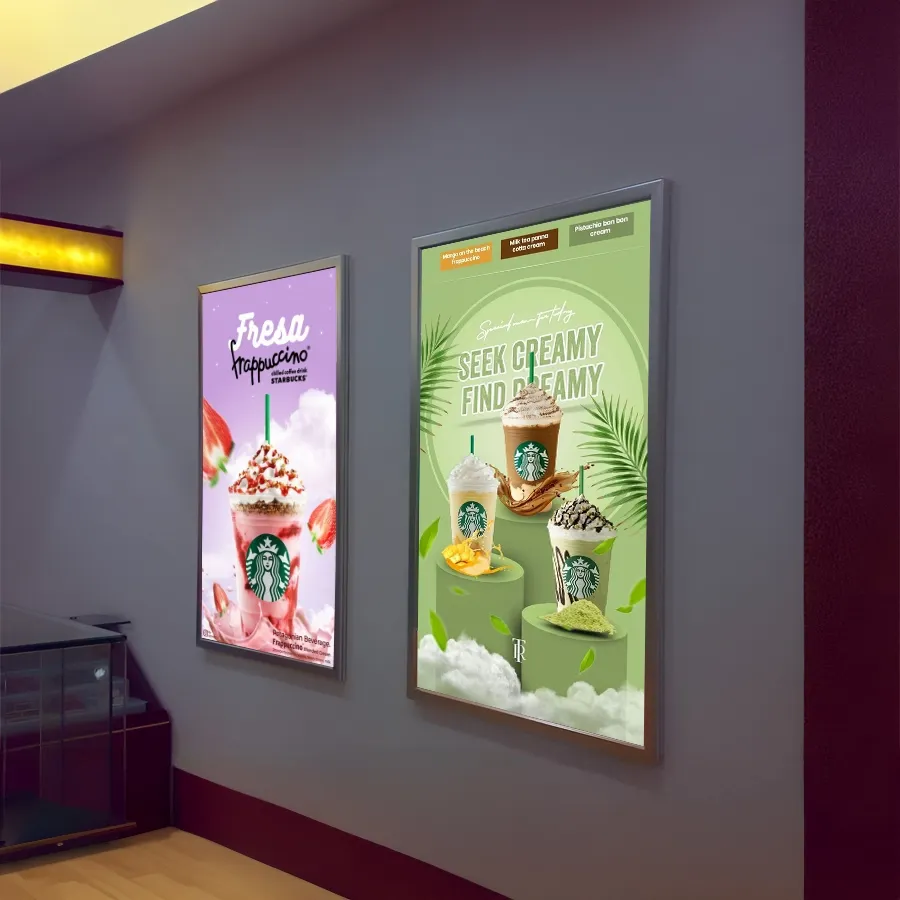 Aluminium Photo Frame Slim light Box - Custom Stickers Now