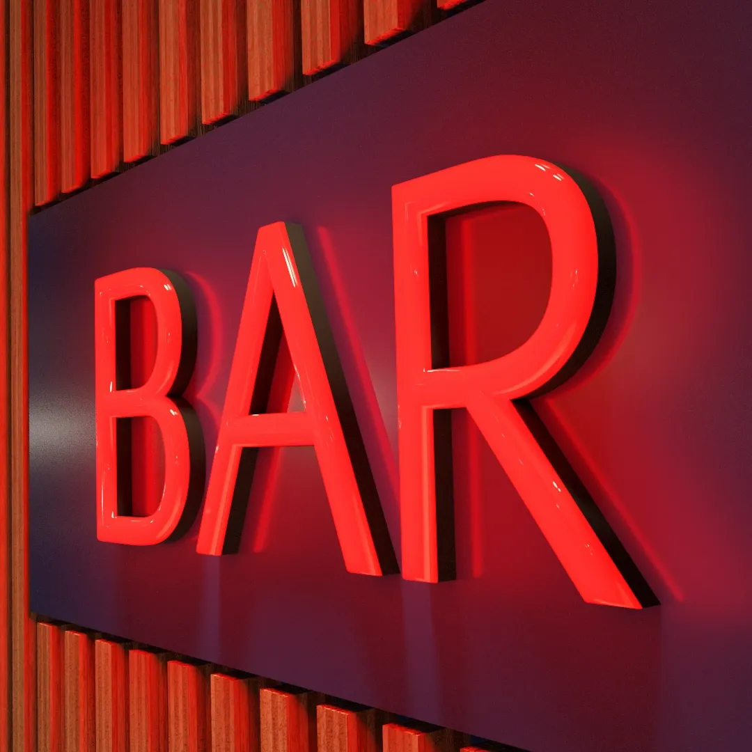 Acrylic Neon Signs - Custom Stickers Now