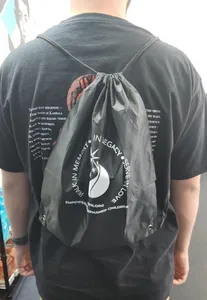 CustomStickersNow.Com - Custom Polyester Drawstring Bag