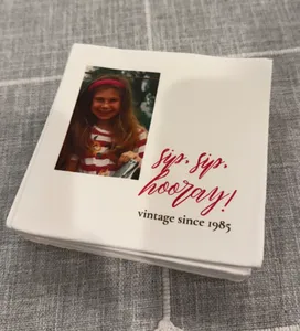 CustomStickersNow.Com - Custom Beverage Napkin