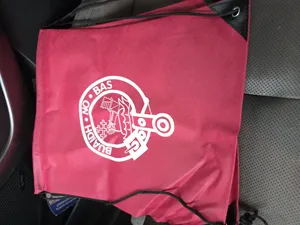 CustomStickersNow.Com - Custom Non-Woven Drawstring Bag