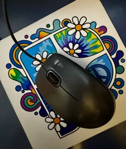 CustomStickersNow.Com - Custom Square Mouse Pad
