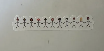 Die Cut Stickers - I place my new sticker on my iPad case and I loved