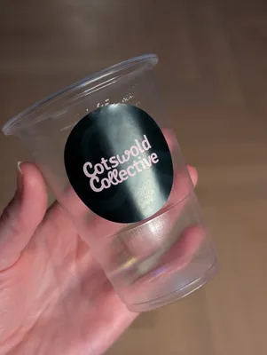 Front Adhesive Stickers - The stickers are fantastic Here I added them to drinks cups for an event So versatile