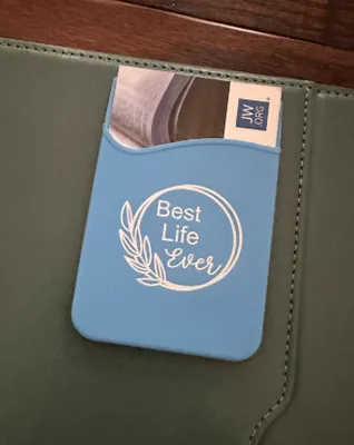 Silicone Phone Wallet Card Holder - I purchased these for a special event in Rwanda that I am going to next week They will be used to on our electronic devices to hold contact cards as shown in the picture Great job