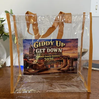Custom Clear Tote Bag - Vocational Conference in Nashville